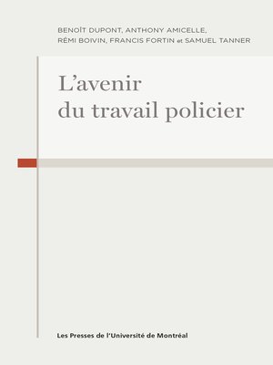 cover image of L'avenir du travail policier